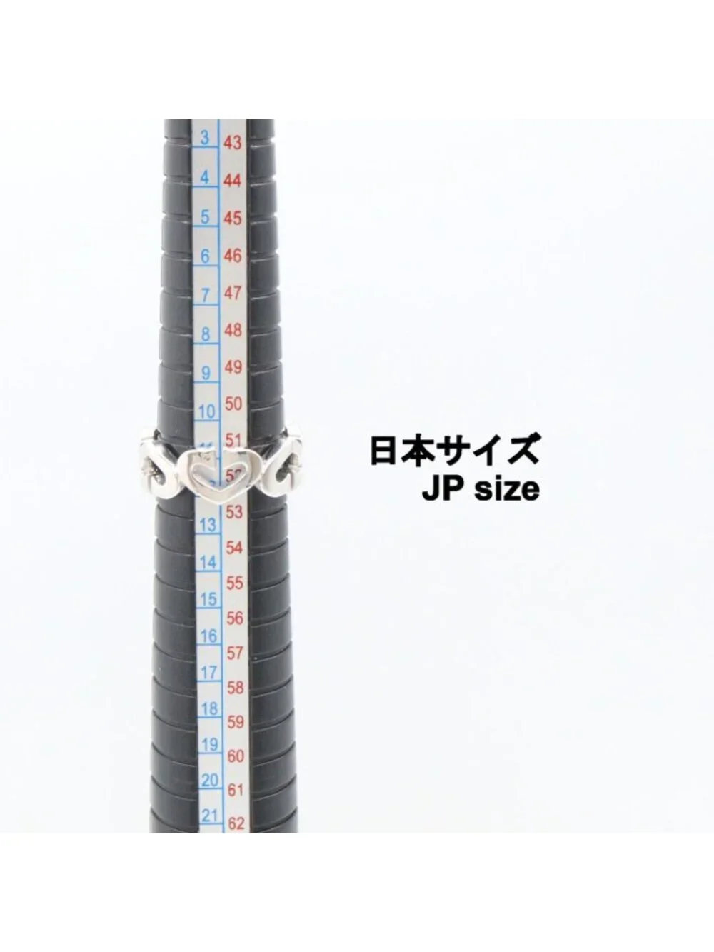 Cartier Ring C Heart Diamond 18k White Gold